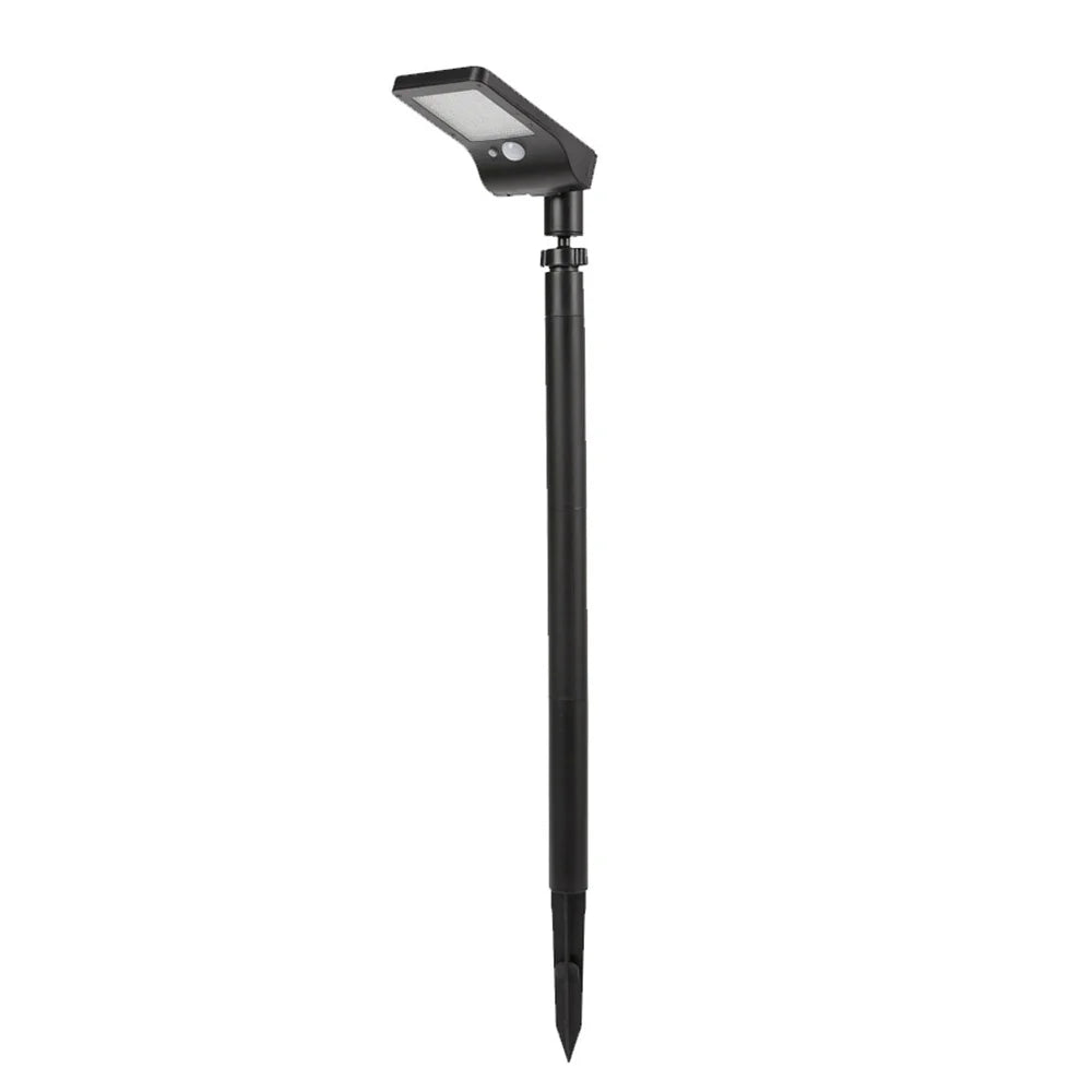 P10 Solar Powered Adjustable LED Garden Light Motion Sensor Outdoor Waterproof Lawn Lamp - White Light - 1
