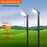 P10 Solar Powered Adjustable LED Garden Light Motion Sensor Outdoor Waterproof Lawn Lamp - White Light - 2