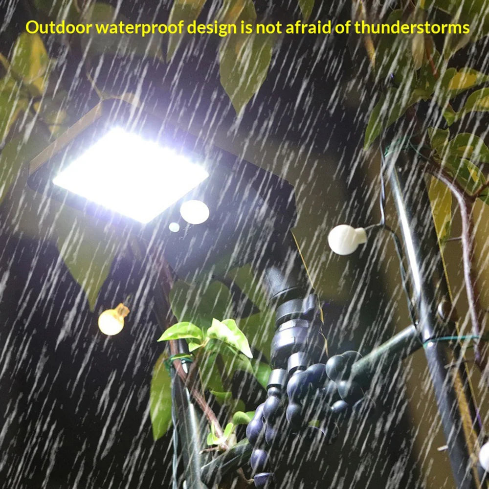 Outdoor Solar Powered Octopus Light IP44 Waterproof 60-LED Motion Sensor Garden Wall Light - White Light - 5