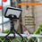 Solar Outdoor Garden Light Flexible Octopus Mount Motion Sensor LED Wall Light with Remote for Villa Yard - P15/Black - 2