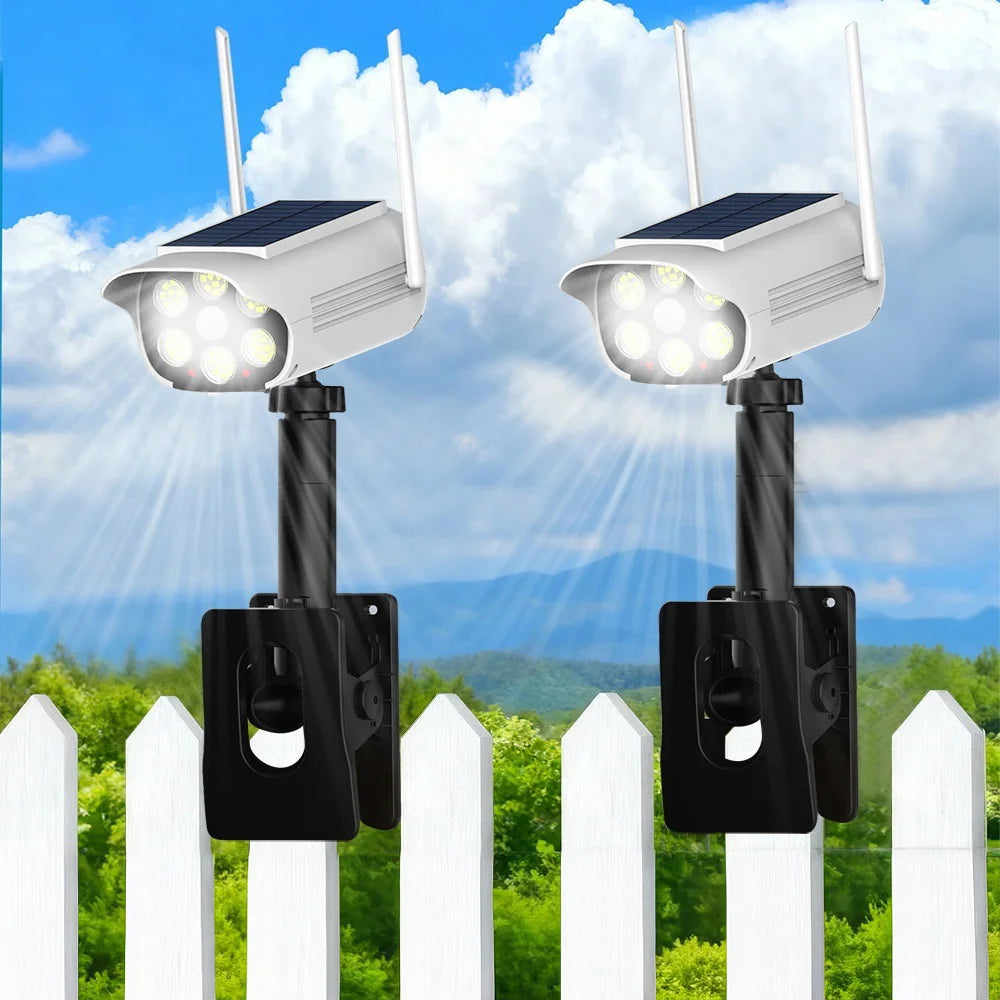 P43 Simulated Security Camera Clip-on Solar Light IP44 Waterproof Outdoor Garden LED Motion Sensor Lamp - 3