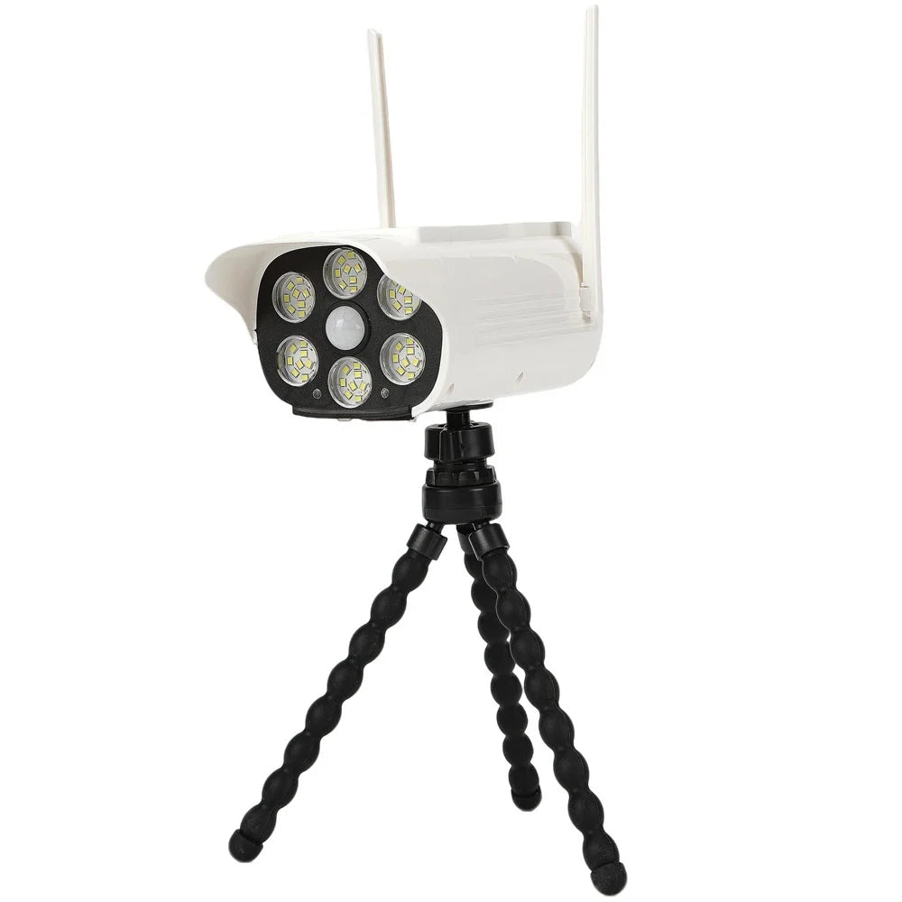 Simulated Security Camera Solar Light with Flexible Octopus Mount Outdoor Motion Sensor LED Street Lamp for Yard - 1