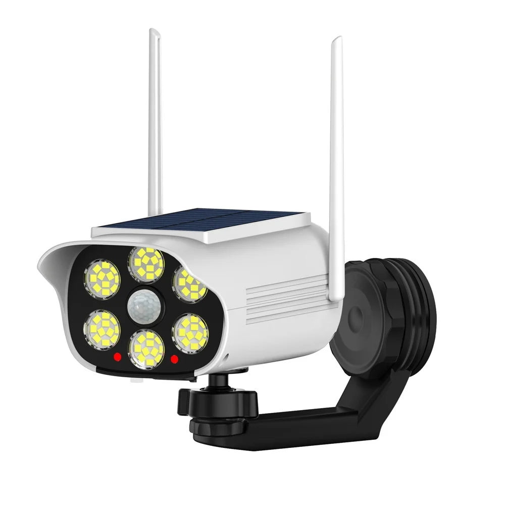 P42 Fake Camera Design Solar Security Light for Outdoor IP65 Waterproof Motion Sensor Wall Lamp - 1