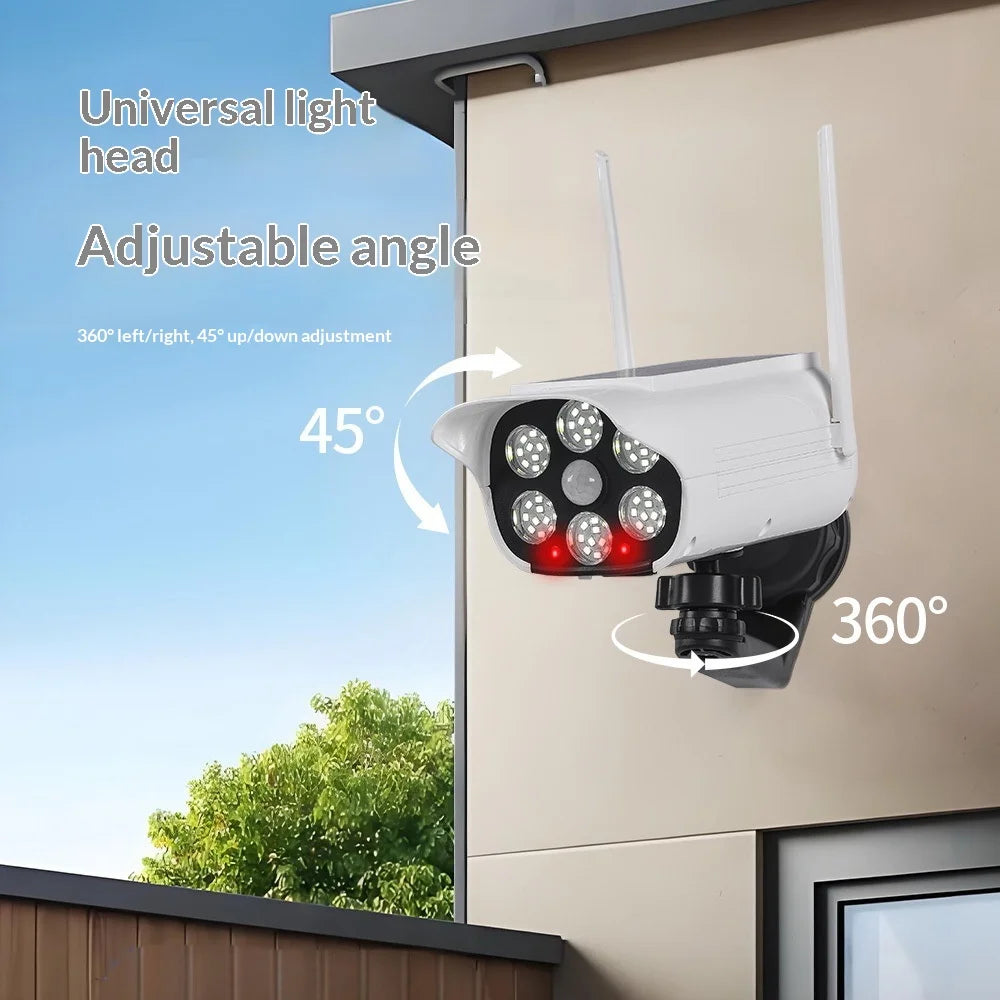 P42 Fake Camera Design Solar Security Light for Outdoor IP65 Waterproof Motion Sensor Wall Lamp - 3