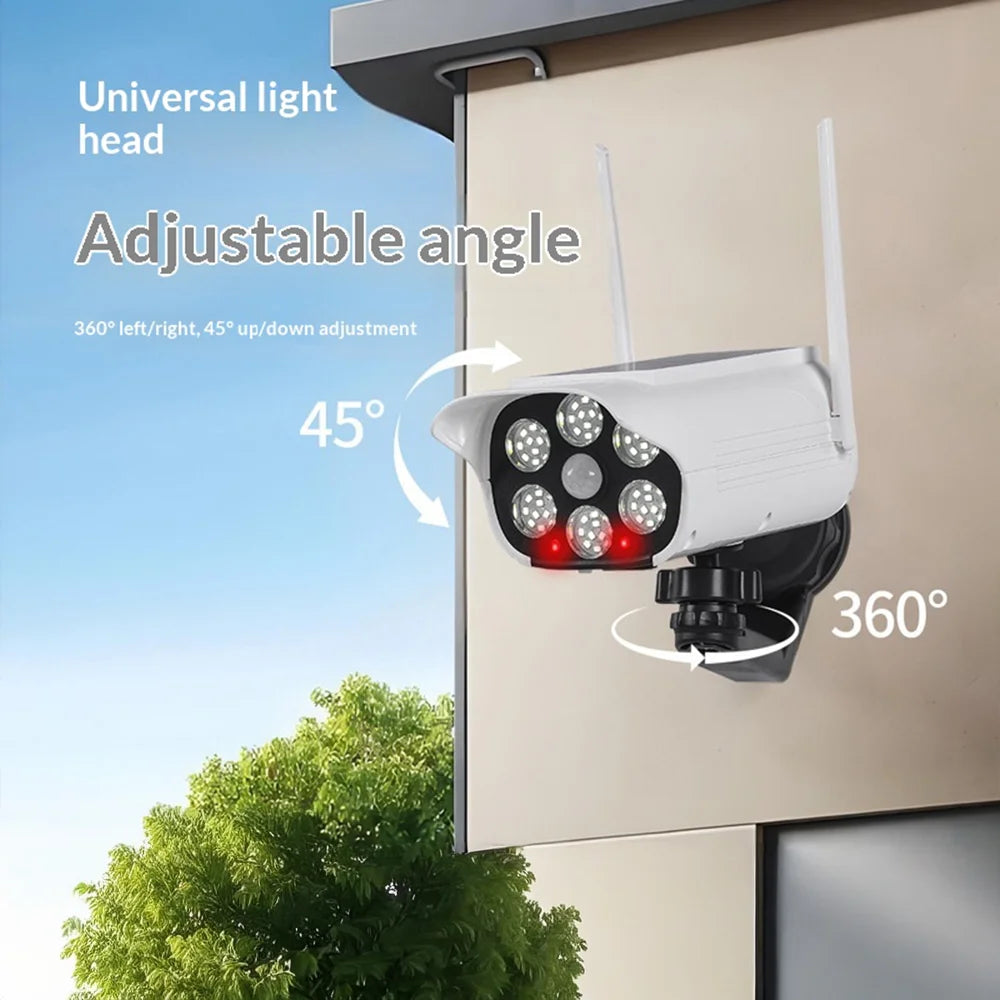 P42 Fake Camera Design Solar Security Light for Outdoor IP65 Waterproof Motion Sensor Wall Lamp - 5