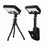 P21 Solar Motion Sensor Light IP65 Waterproof 92 LEDs Outdoor Garden Clamp Lamp with Octopus Mount - Black - 1
