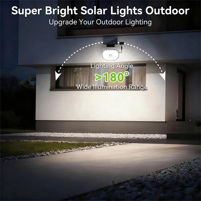 TG-TY17301 Solar Motion Sensor Wall Light 148 LED PIR Remote Control 3 Modes Security Light for Outdoor Garden - 3