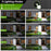 TG-TY17301 Solar Motion Sensor Wall Light 148 LED PIR Remote Control 3 Modes Security Light for Outdoor Garden - 5