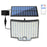 TG-TY01035 106 LED Solar Motion Sensor Wall Light Remote Control IP44 Waterproof Wall Lamp for Outdoor Garden - 1