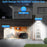 TG-TY01035 106 LED Solar Motion Sensor Wall Light Remote Control IP44 Waterproof Wall Lamp for Outdoor Garden - 3