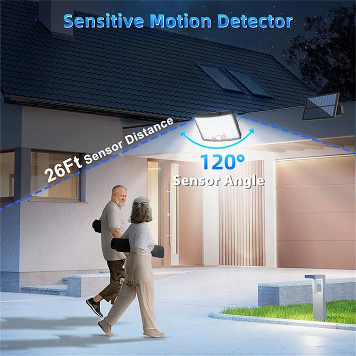TG-TY01035 106 LED Solar Motion Sensor Wall Light Remote Control IP44 Waterproof Wall Lamp for Outdoor Garden - 4