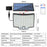 TG-TY01035 106 LED Solar Motion Sensor Wall Light Remote Control IP44 Waterproof Wall Lamp for Outdoor Garden - 6