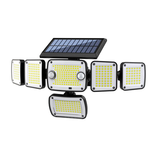 TG-TY18101 366-LED Solar Motion Sensor Wall Light 270° Wide Angle IP44 Waterproof Wall Lamp for Outdoor Garden - 1