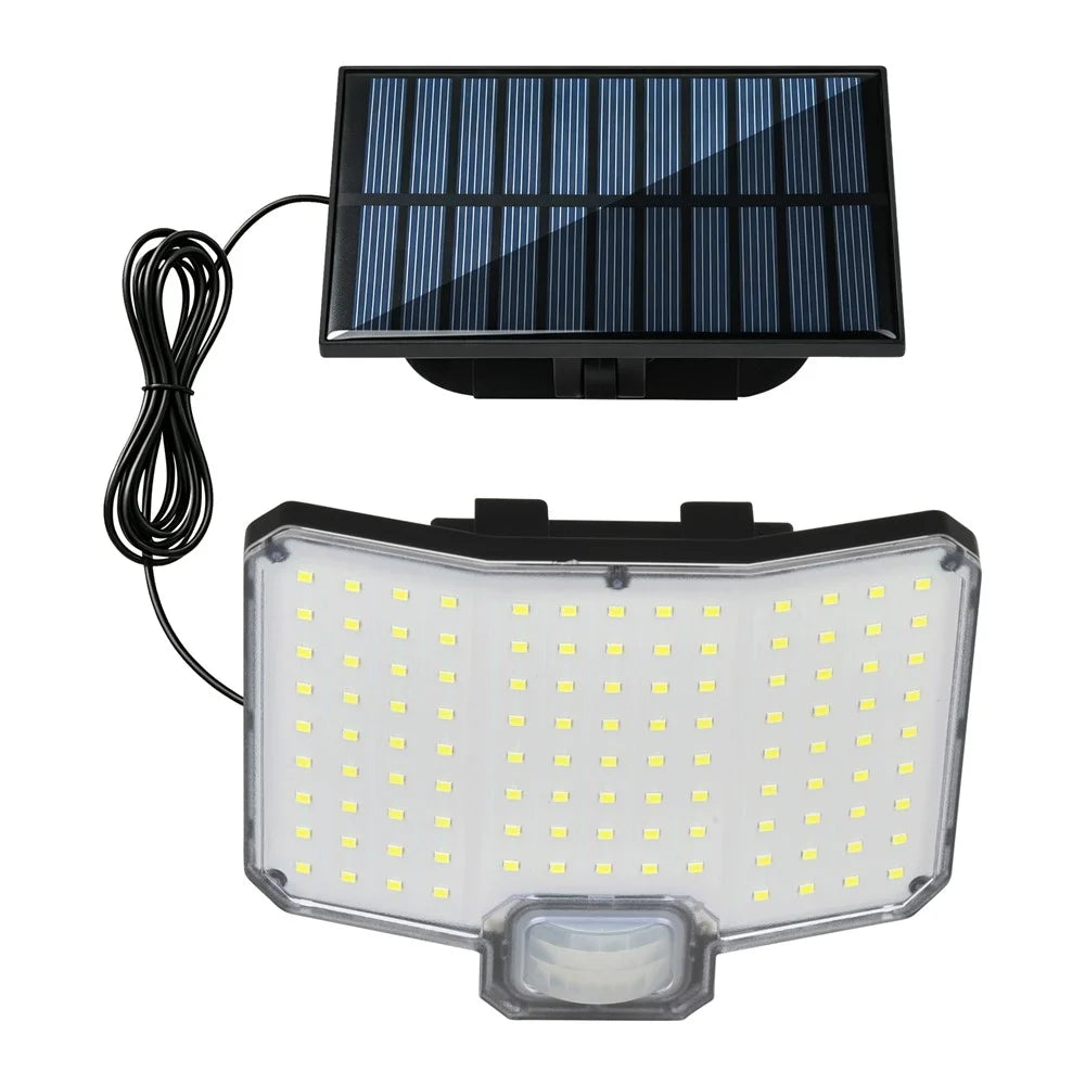 TG-TY19501 112-LED Solar Motion Sensor Wall Light 3 Modes Remote Control Waterproof Outdoor Security Light for Garden Patio - 2