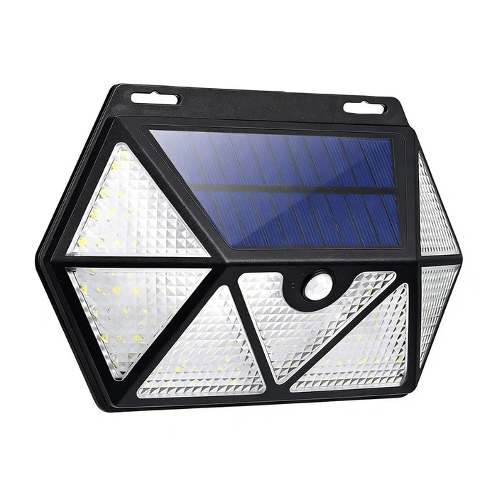 YY-61352 135 LED Solar Wall Light Seven-Sided PIR Motion Sensor IP65 Waterproof Outdoor Garden Yard Security Lamp - 1