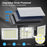 YY-20993 Solar Powered 3-Head 99 LED Security Light PIR Motion Sensor IP65 Waterproof Wall Lamp for Yard Garden Garage - 6