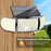 YY-20993 160-LED Solar Powered Wall Light PIR Motion Sensor 600 Lumens IP65 Waterproof Outdoor Security Lamp for Yard Garage - 2