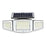 P71 Solar 3-Head LED Wall Light 3 Modes 231-LED PIR Motion Sensor Outdoor Security Lamp - 1