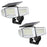 P74 2Pcs Solar Motion Sensor Magnetic Wall Light Dual Charging 3-Head 231-LED Outdoor Wall Lamp - 1