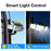 P74 2Pcs Solar Motion Sensor Magnetic Wall Light Dual Charging 3-Head 231-LED Outdoor Wall Lamp - 5
