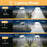 P74 2Pcs Solar Motion Sensor Magnetic Wall Light Dual Charging 3-Head 231-LED Outdoor Wall Lamp - 7