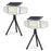 P72 2Pcs Solar Powered 3-Head LED Light PIR Motion Sensor Flexible Octopus Tripod Outdoor Lamp for Garden - 1
