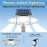P72 2Pcs Solar Powered 3-Head LED Light PIR Motion Sensor Flexible Octopus Tripod Outdoor Lamp for Garden - 3
