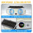 P80 Solar 3-Head Flexible Octopus Tripod LED Light 231-LED Motion Sensor IP65 Waterproof Outdoor Security Light - 3