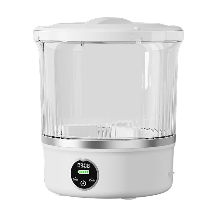 P-2 Mini Washing Machine Rechargeable 3L Portable Underwear Sock Washer 16000RPM with Spin Dry - 2
