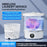 P-2 Mini Washing Machine Rechargeable 3L Portable Underwear Sock Washer 16000RPM with Spin Dry - 4