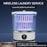 P-2 Mini Washing Machine Rechargeable 3L Portable Underwear Sock Washer 16000RPM with Spin Dry - 7