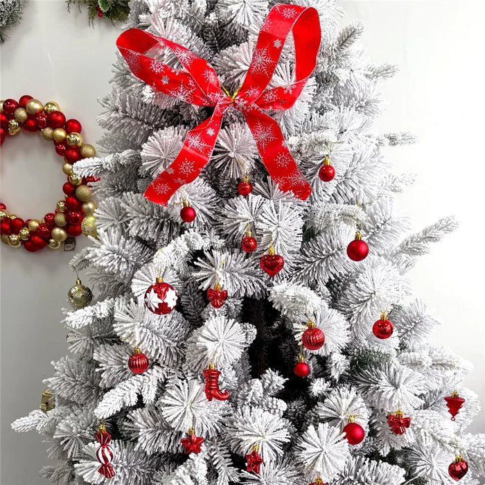 30Pcs Christmas Tree Ornaments Set Candy Boots Cane Decoration with 180cm Ribbon - ASDD30-1 - 4