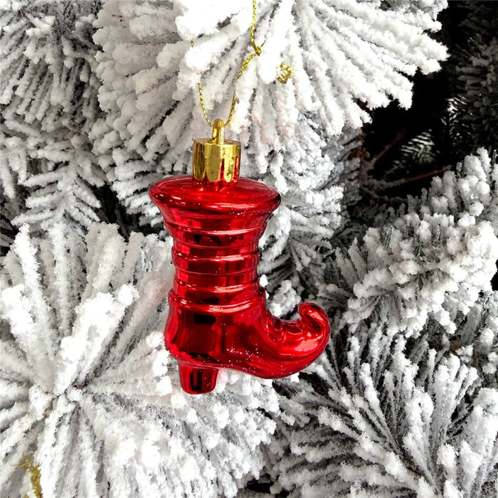 30Pcs Christmas Tree Ornaments Set Candy Boots Cane Decoration with 180cm Ribbon - ASDD30-1 - 7