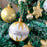 45Pcs Christmas Ball Ornament Set Plastic Deer Snowflake Tree Decorations Xmas Baubles - MJBK01 - 7