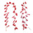 72 Sprigs Christmas Berry Garland 195cm Artificial Red Berry Vine PE Material for Holiday Decoration - Red - 3