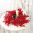 72 Sprigs Christmas Berry Garland 195cm Artificial Red Berry Vine PE Material for Holiday Decoration - Red - 4