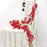72 Sprigs Christmas Berry Garland 195cm Artificial Red Berry Vine PE Material for Holiday Decoration - Red - 5