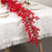 72 Sprigs Christmas Berry Garland 195cm Artificial Red Berry Vine PE Material for Holiday Decoration - Red - 7