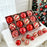12Pcs 8cm Christmas Ball Ornaments Set Shatterproof Glitter Decorations for Xmas Tree Holiday - AS20-12 - 3