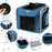 FULED Portable Foldable Pet Bike Basket Large Capacity for Cats Dogs Carrier - Blue - 5