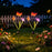 2Pcs Solar Butterfly Stake Light Three Butterflies LED Garden Decoration Landscape Light for Yard Lawn - 6