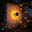 Solar Mandala Wall Light Iron Art Projection Waterproof Outdoor Garden Landscape Decor - Warm Light - 2