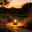 Solar LED Flame Light IP65 Waterproof Metal Hanging Lantern for Outdoor Garden Patio Landscape Decoration - 3