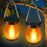 Solar Flame Light Rechargeable Handheld Lantern Waterproof for Garden Outdoor Camping - 2