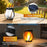 Solar Flame Light Rechargeable Handheld Lantern Waterproof for Garden Outdoor Camping - 6