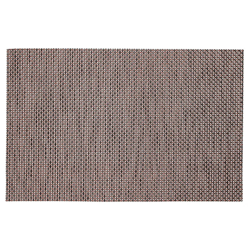 MJ7814 PVC Braided Non-Slip Placemat Dining Table Mat Heat-insulated Tableware Bowl Pads - Yellowish Brown - 2