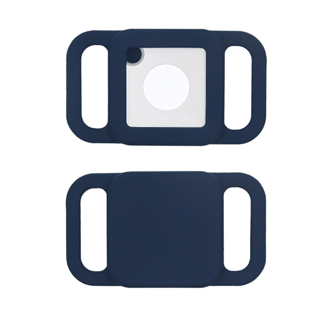 Pet Anti-lost Soft Silicone Protective Case Cover for Tile Mate Tracker - Midnight Blue - 1