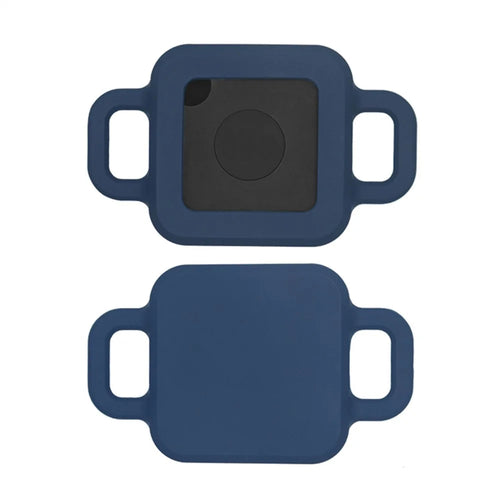 Pet Anti-lost Bluetooth Locator Soft Silicone Case Protective Cover for Tile Pro - Midnight Blue/S - 1