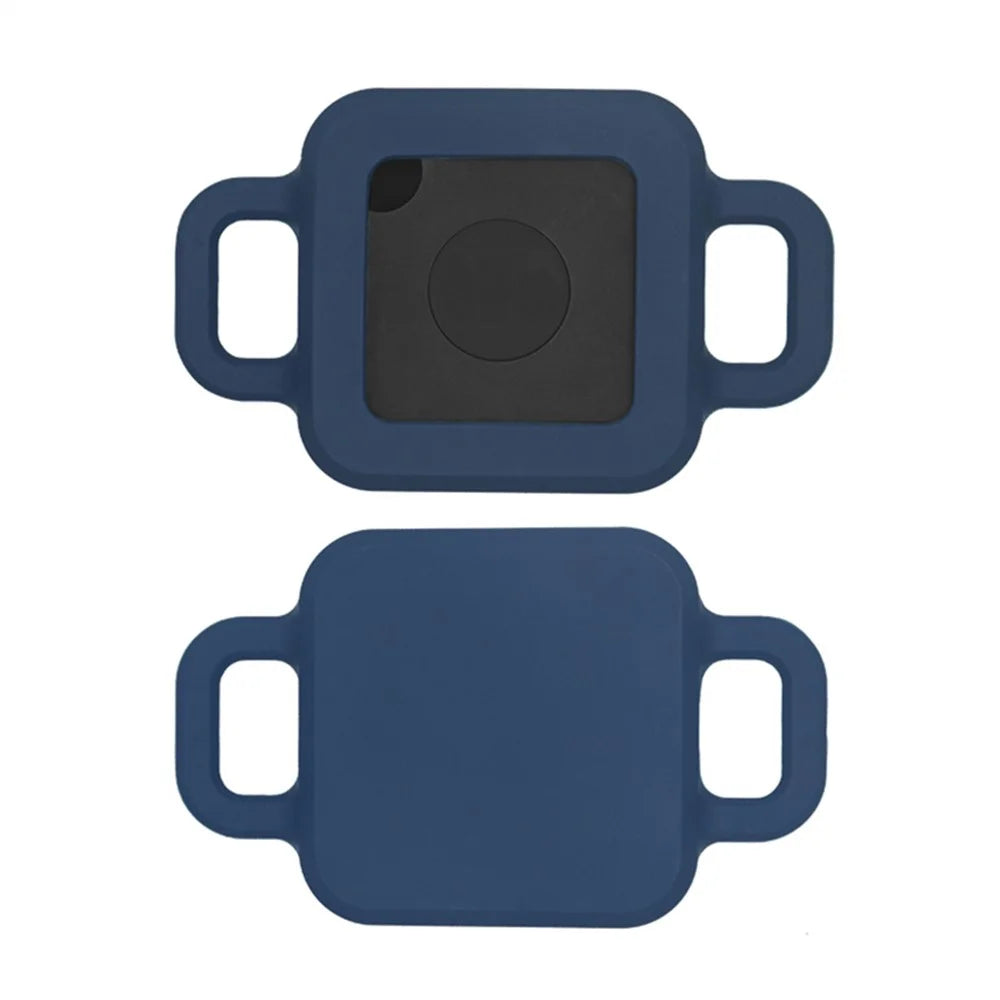 Pet Anti-lost Bluetooth Locator Soft Silicone Case Protective Cover for Tile Pro - Midnight Blue/S - 1