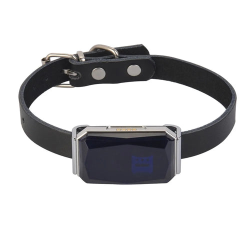 G12 Gem Design Pets Collar GPS Tracker IP67 Waterproof Rechargeable Dog Cat Tracking Device Locator - Blue - 1